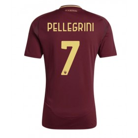 Pánské fotbalový oblečení AS Roma Lorenzo Pellegrini #7 Domácí košile 2024-25 Krátkým Rukávem